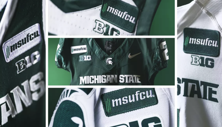 First and 10 Years to Go: MSUFCU Jersey Patch to Appear on Uniforms of 23 Michigan State Teams