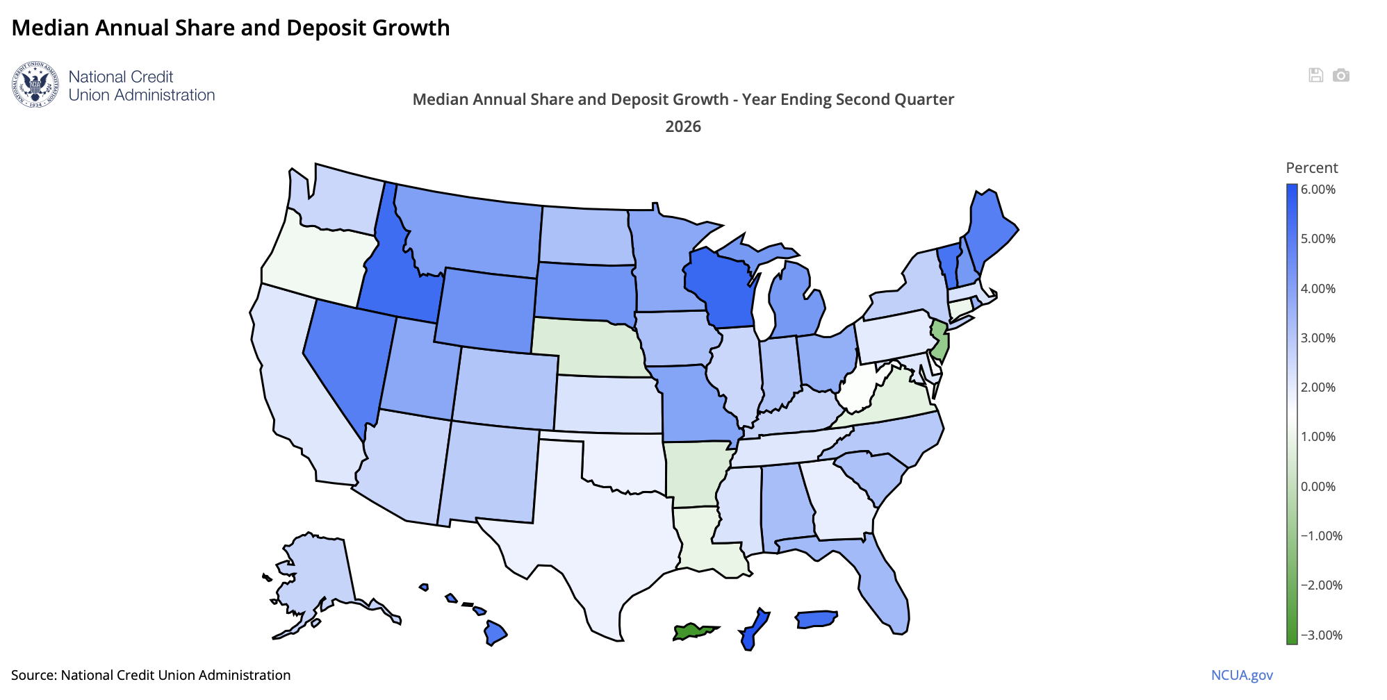 NCUA Releases New Quarterly Map Review Showing How CUs are Performing ...